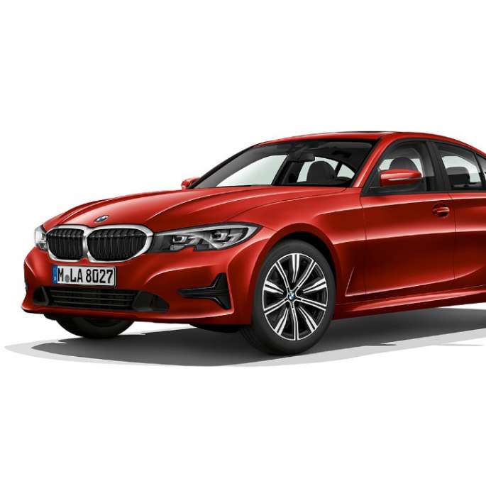 BMW 3. seeria Sedan, mudel Advantage. BMW 3. seeria Sedan mudeli Advantage foto külgvaates.