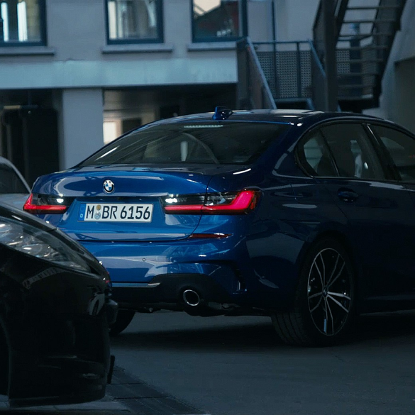 BMW 3 Series Sedan, M Performance parts. Front of the all-new the BMW 3 Series Sedan with M Performance parts.