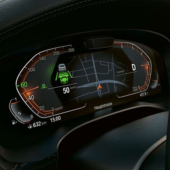 BMW 5. seeria Sedaan G30, BMW Personal CoPilot BMW 5. seeria Sedaan G30 2020 salong, keskpaneeli ekraan, BMW Personal CoPilot