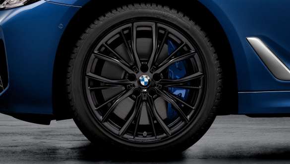 BMW 5. seeria Touring G31, 19-tollised valuveljed M Performance double spoke 786 M Jetblack, matt BMW 5. seeria Touring G31 Facelift 2020, 19-tollised valuveljed M Performance double spoke 786 M Jetblack, matt
