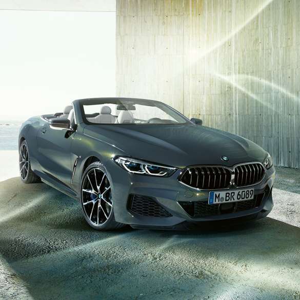 BMW M850i xDrive Dravit Grey metallik, kolm neljandikku eestvaade vasakult. BMW M850i xDrive Dravit Grey metallik, kolm neljandikku eestvaade vasakult.