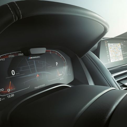 BMW M850i xDrive, armatuurlaud, Driving Assistant Plus. BMW M850i xDrive, armatuurlaud, Driving Assistant Plus.