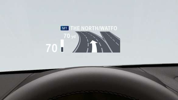 BMW X2 M35i F39, Head-up Display BMW X2 M35i 2018 F39 salong, näidikukuva, Head-up Display