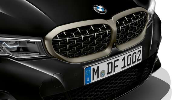 BMW M340i xDrive Sedaan G20 2020, kerghübriidtehnoloogia BMW M340i xDrive Sedaan G20 2020 Sapphire Black metallik, kerghübriidtehnoloogia, lähivaade eest