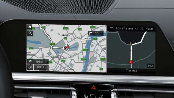 BMW 3. seeria Sedaan M-mudelid G80 ja G20, BMW Live Cockpit Professional BMW 3. seeria Sedaan M-mudelid G80 ja G20, salong, BMW Live Cockpit Professional, keskpaneeli ekraan