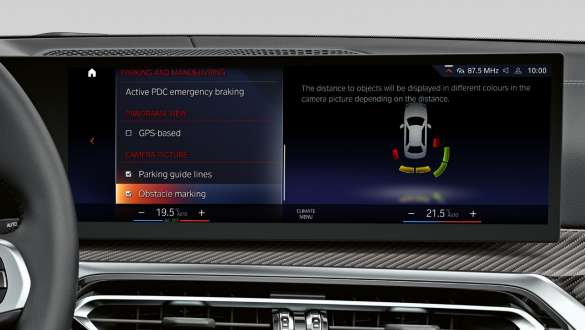 Parkimisassistent Plus BMW M340i xDrive ja M340d xDrive Touring G21, parkimisassistent Plus
