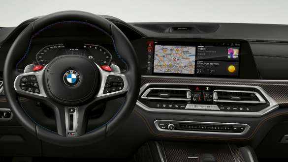 BMW X6 M-mudelid BMW Live Cockpit Professionaliga, F96 BMW Live Cockpit Professional, BMW X6 M-mudelid, F96 2020, maastur, salong