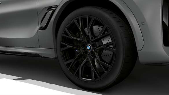 BMW X6 M Competition F96, 21-/22-tollised M Performance’i kergmetallveljed Double-spoke style 809 M toonis Jet Black matt BMW X6 M Competition F96 2023, 21-/22-tollised M Performance’i kergmetallveljed Double-spoke style 809 M toonis Jet Black matt