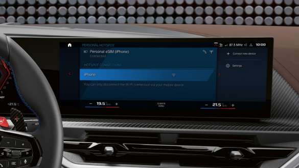 Isiklik eSIM BMW XM G09, isiklik eSIM