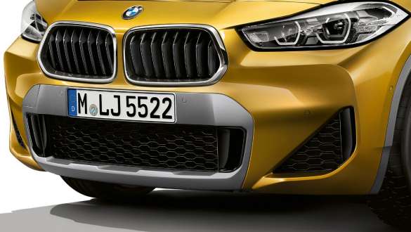 BMW X2 2018 F39, õhuavad BMW X2 2018 F39, Galvanic Gold metallik, eestvaade, õhuavad