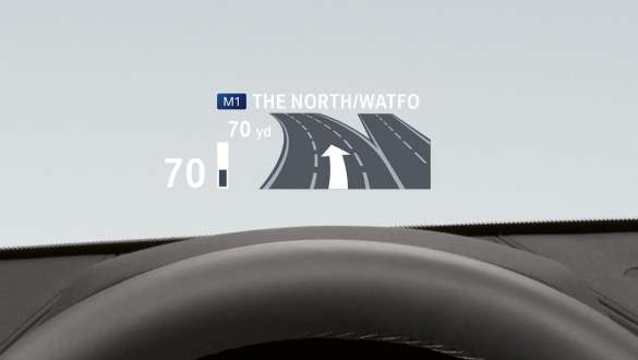 BMW X2 F39, Head-up Display BMW X2 2018 F39 salong, näidikukuva, Head-up Display