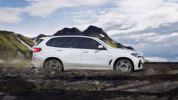 Maastikurežiim xRocks, BMW X5 Maastikurežiim xRocks, BMW X5 G05 2018, Mineral White metallik, külgvaade