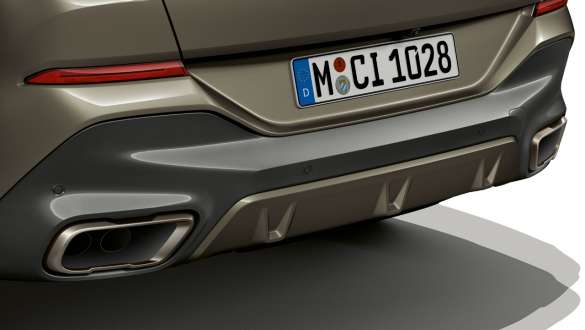 BMW X6 G06 2019, M Sporti väljalaskesüsteem BMW X6 G06 2019, M Sporti väljalaskesüsteem, lähivaade
