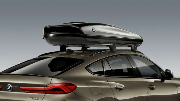 BMW X6 G06 2019 välisilme, BMW katuseboks 520 toonis Black/Titanium Silver BMW X6 G06 2019 välisilme, BMW katuseboks 520 toonis Black/Titanium Silver