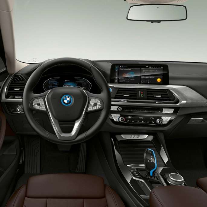 BMW iX3 G08 mudel „Impressive“ juhikoht BMW iX3 G08 2020 mudel „Impressive“ salong, juhikoht