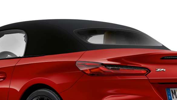 BMW Z4 Roadsteri pehme katus BMW Z4 Roadsteri siluett suletud pehme katusega