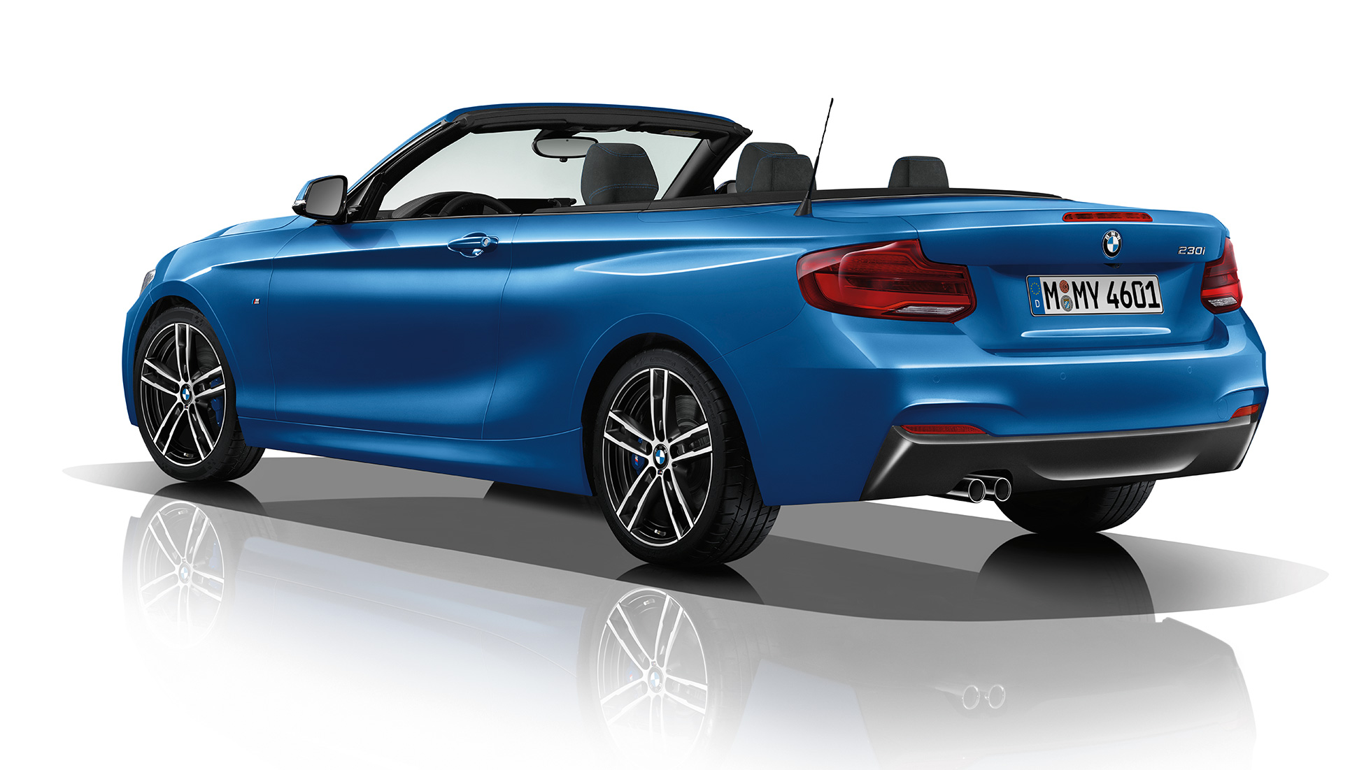 BMW 2. seeria Cabrio, mudeli M Sport kolm neljandikku tagantvaade BMW 2. seeria Cabrio, mudeli M Sport kolm neljandikku tagantvaade