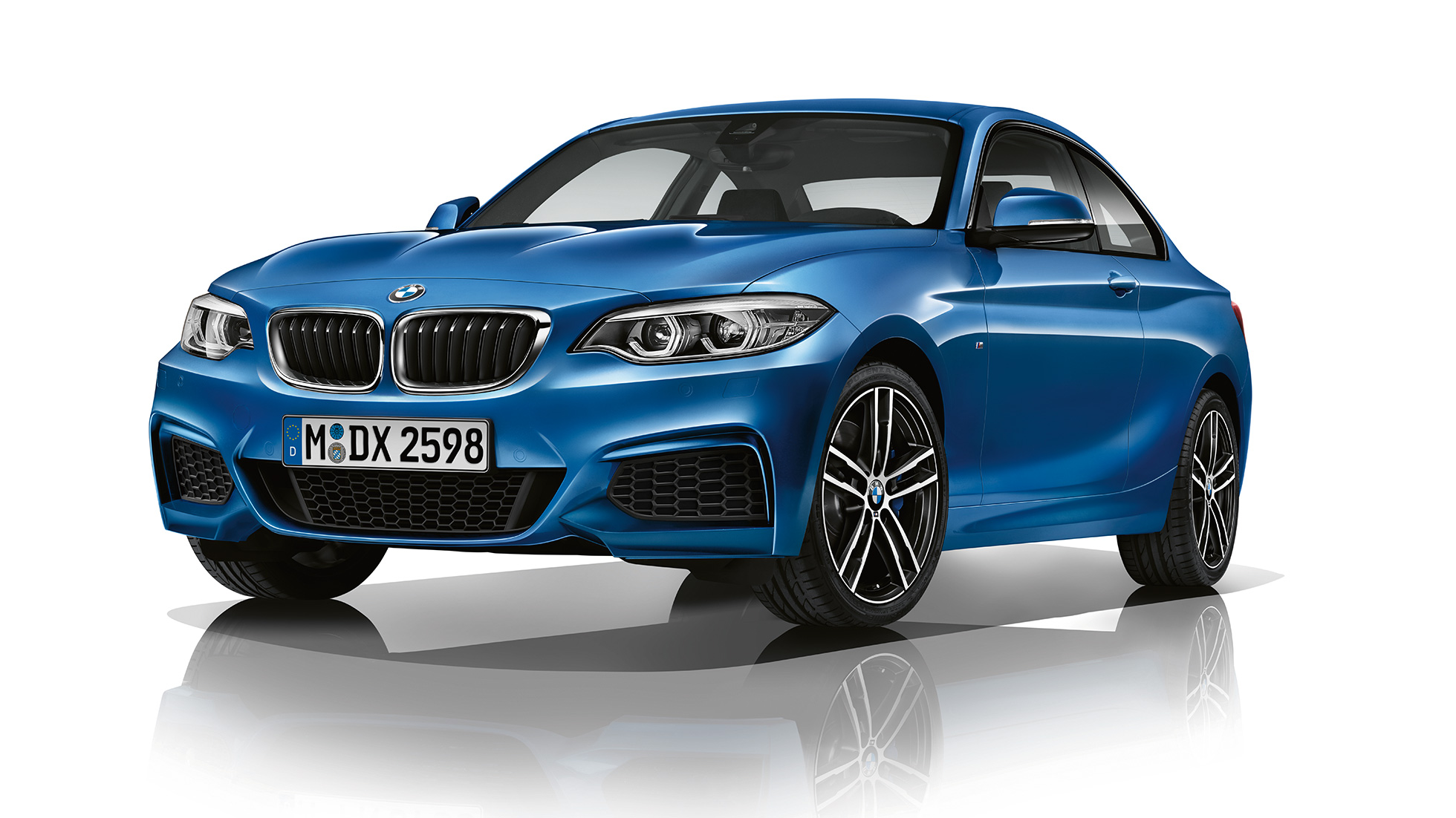 BMW 2. seeria Coupé, mudeli M Sport kolm neljandikku eestvaade BMW 2. seeria Coupé, mudeli M Sport kolm neljandikku eestvaade