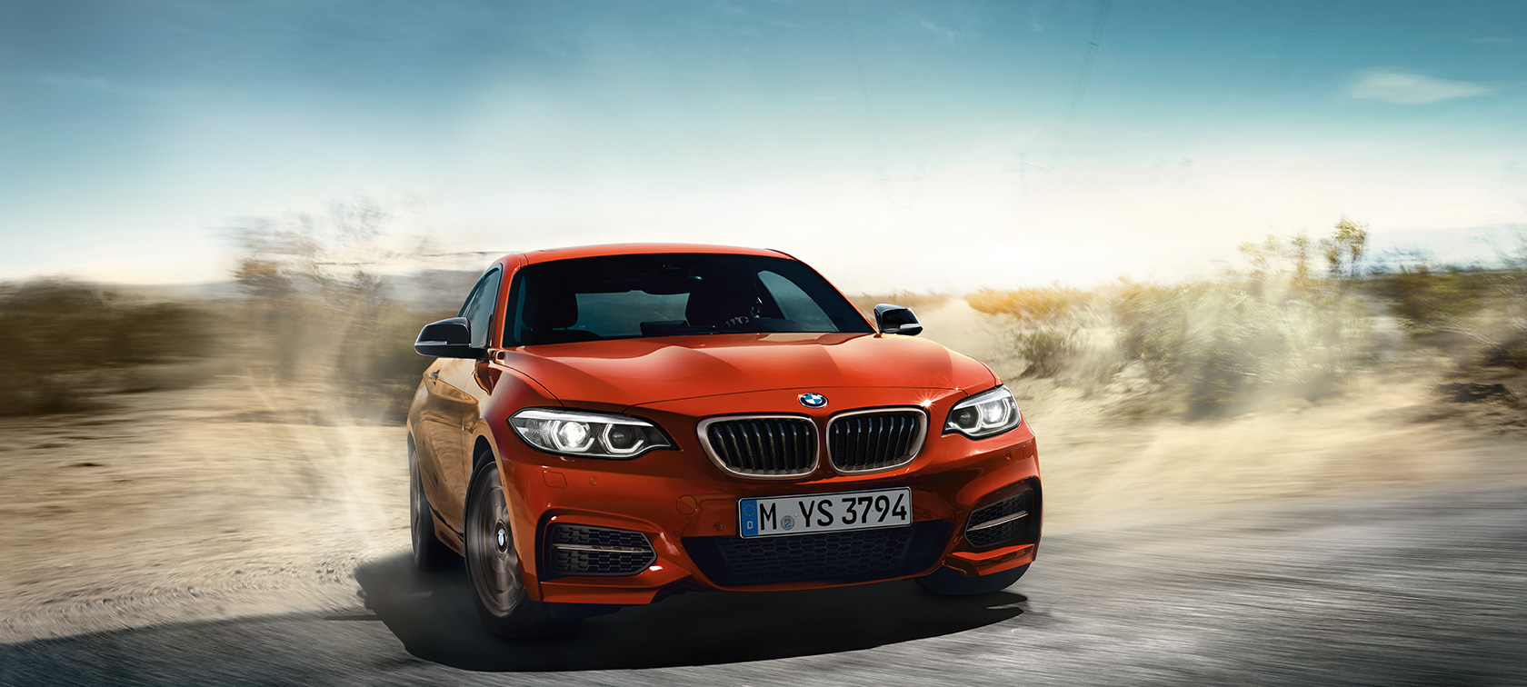BMW 2 Series Coupé, dünaamiline sõidupilt BMW 2 Series Coupé, dünaamiline sõidupilt