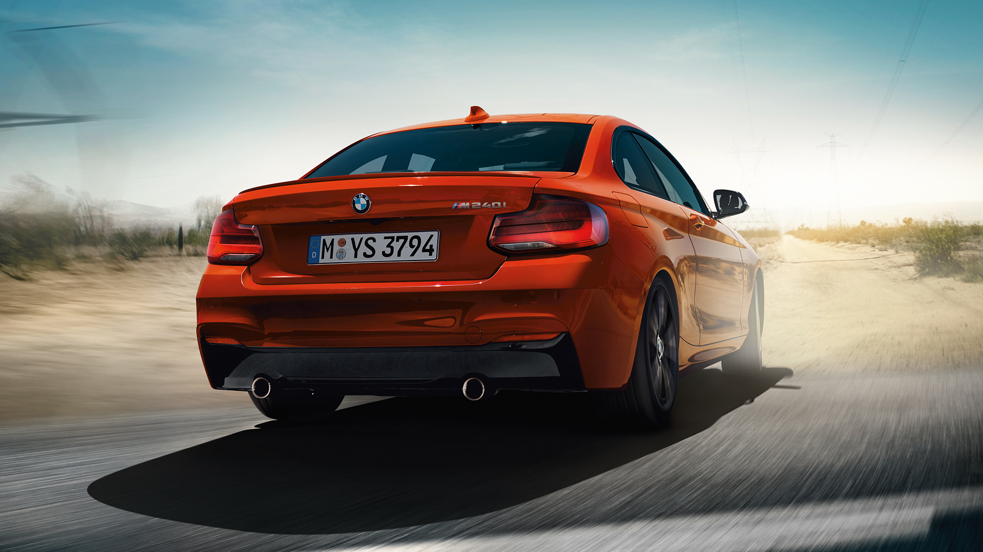 BMW 2. seeria Coupé, tagantvaade BMW 2. seeria Coupé, tagantvaade