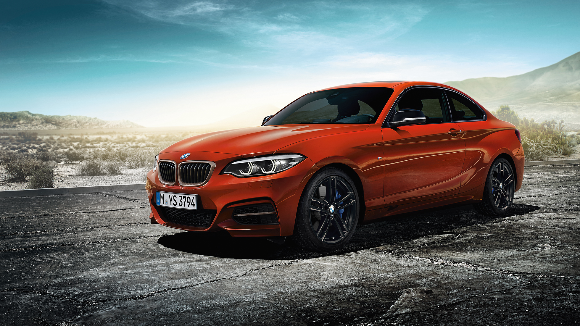 BMW 2. seeria Coupé, pilt eestvaates BMW 2. seeria Coupé, pilt eestvaates