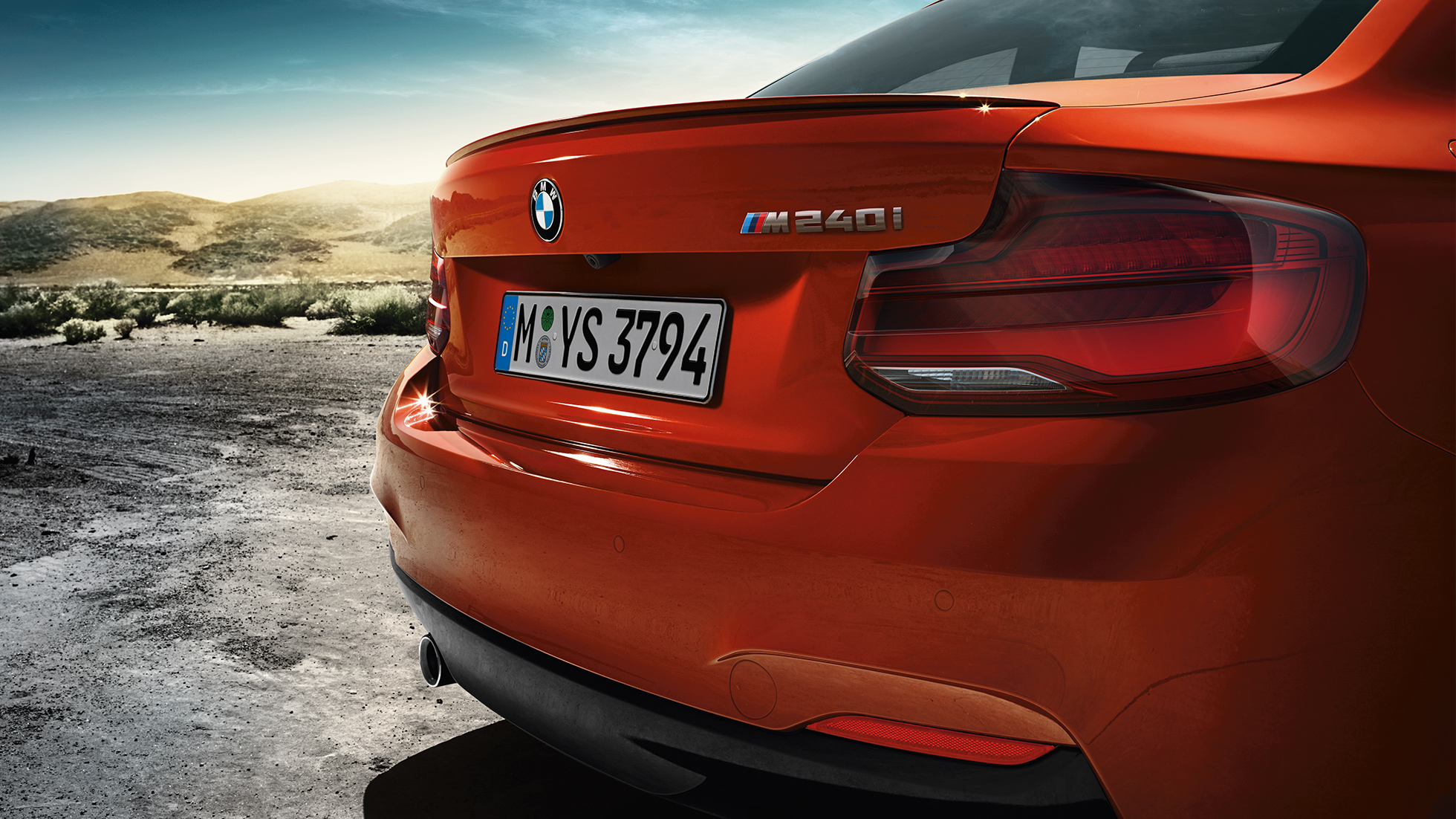 BMW 2 Series Coupé, mudeli nimi tagaosas BMW 2 Series Coupé, mudeli nimi tagaosas