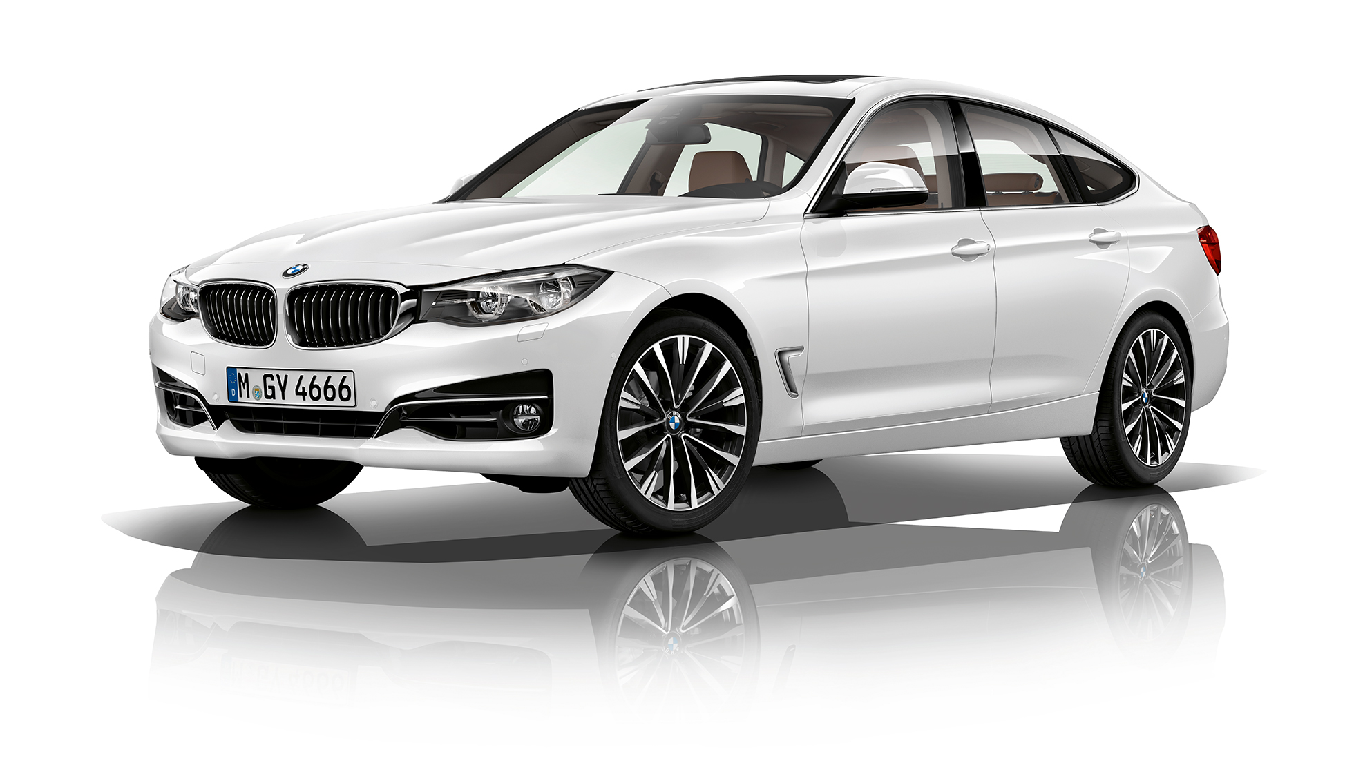 BMW 3. seeria Gran Turismo, mudeli Luxury Line kolm neljandikku eestvaade BMW 3. seeria Gran Turismo, mudeli Luxury Line kolm neljandikku eestvaade