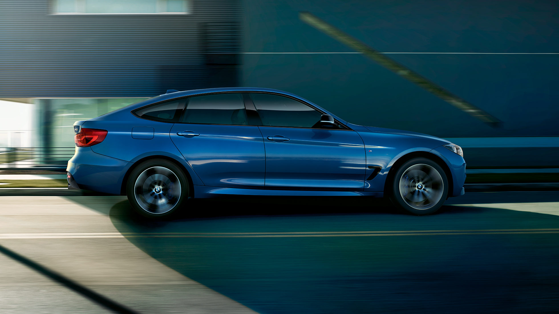 BMW 3. seeria Gran Turismo, pilt küljelt BMW 3. seeria Gran Turismo, pilt küljelt