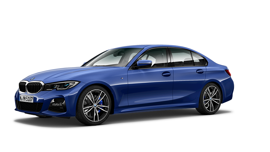 BMW 3. seeria, BMW 3. seeria Sedan G20, kolm neljandikku külgvaade BMW 3. seeria, BMW 3. seeria Sedan G20, kolm neljandikku külgvaade