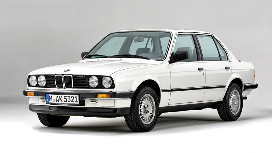 BMW 3. seeria Sedan E30, teine põlvkond, kolm neljandikku eestvaade BMW 3. seeria mudelid, BMW 3. seeria Sedan E30, teine põlvkond, kolm neljandikku eestvaade