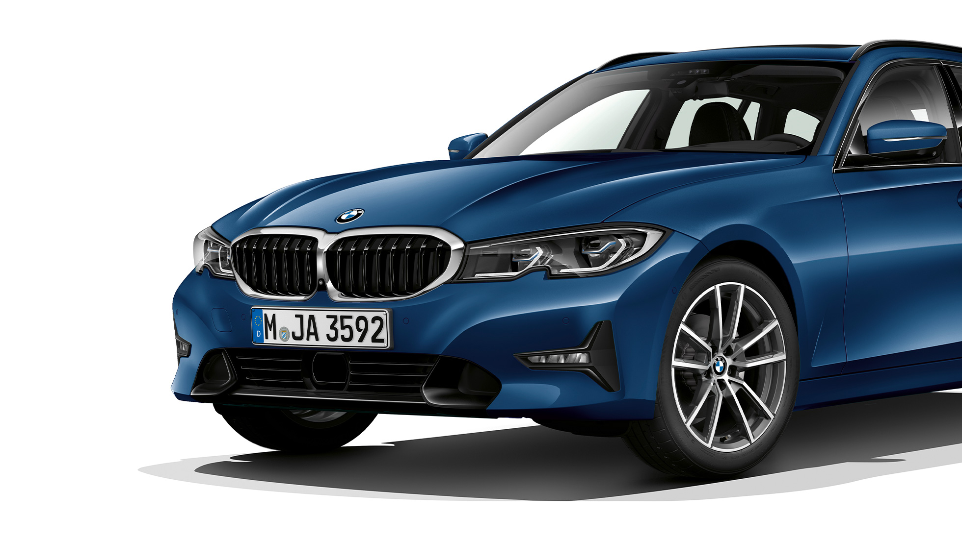 Mudel Sport Line, kolm neljandikku eestvaade BMW 3.seeria Touring, mudeli Sport Line kolm neljandikku eestvaade