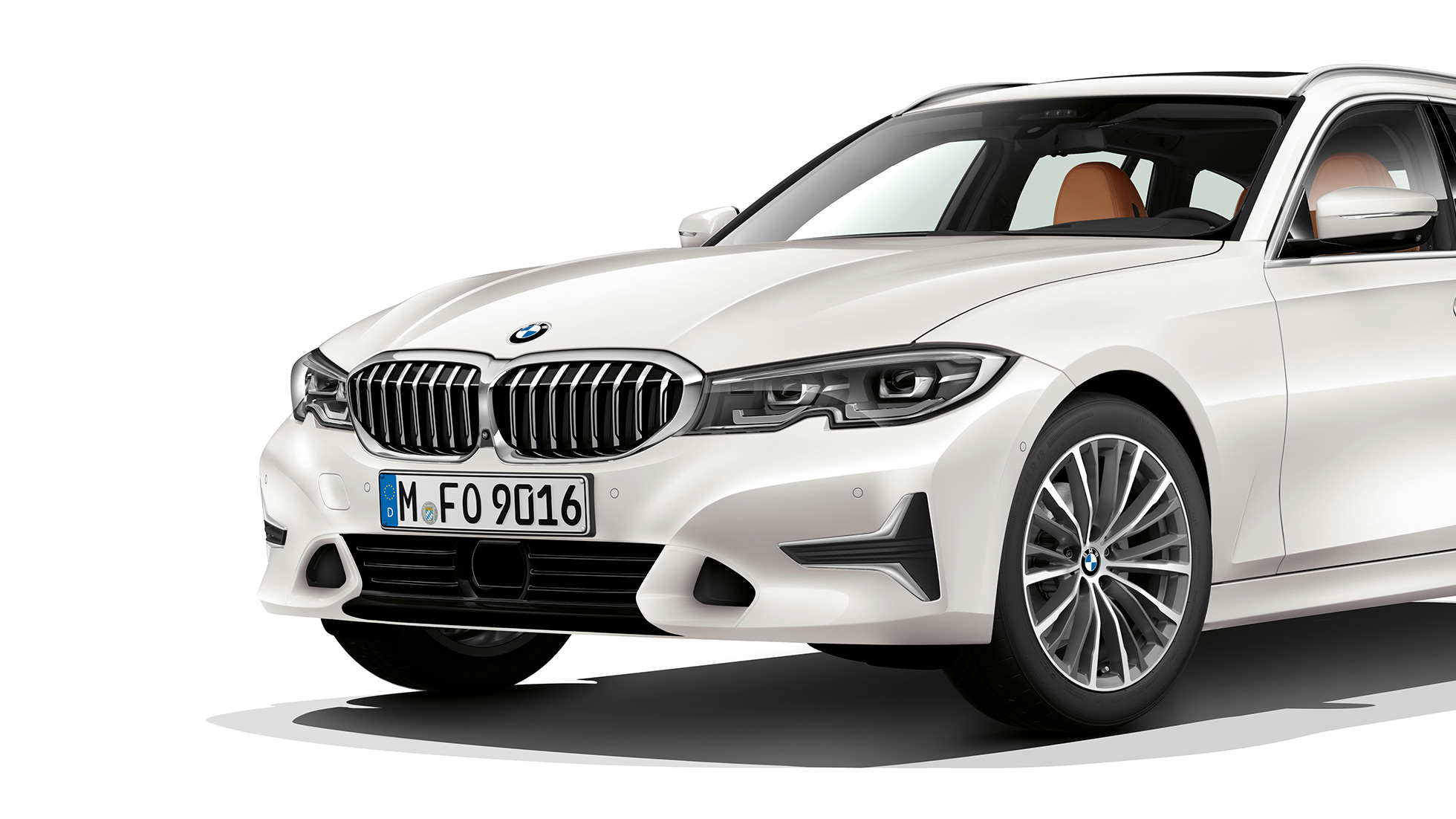 Mudel Luxury Line, kolm neljandikku eestvaade BMW 3.seeria Touring, mudel Luxury Line, kolm neljandikku eestvaade