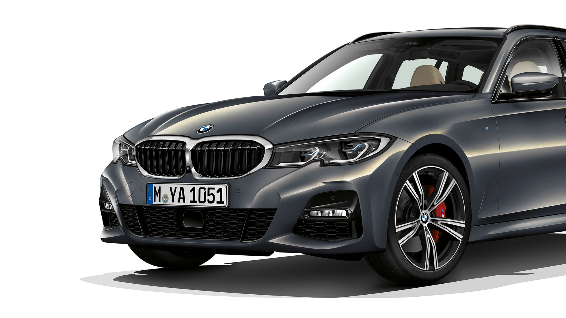 Mudel M Sport, kolm neljandikku eestvaade BMW 3.seeria Touring, M Sport kolm neljandikku eestvaade