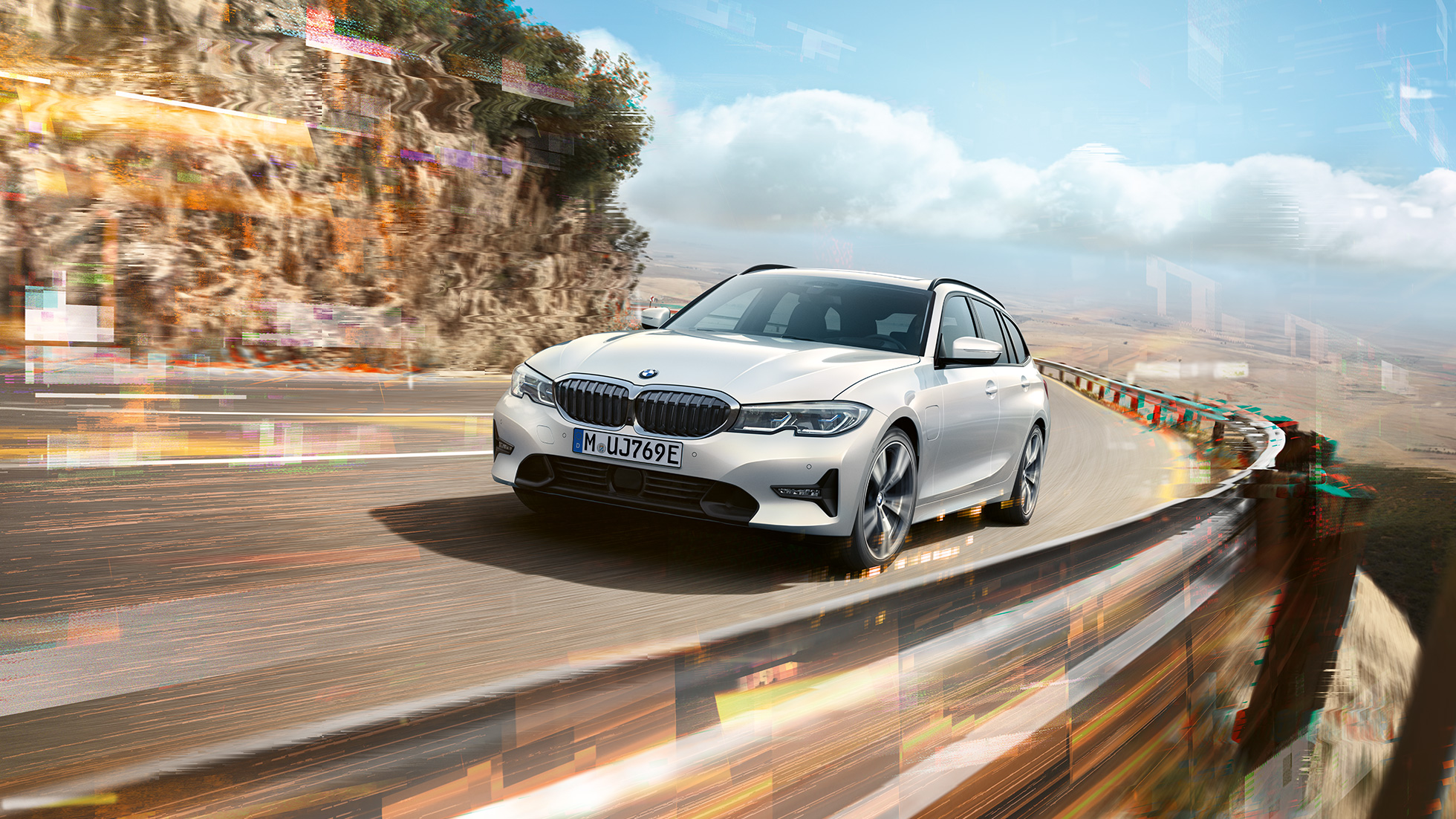 BMW 3er Touring, BMW 330e, pisitkhübriid BMW 3er Touring, BMW 330e, pisitkhübriid sillal