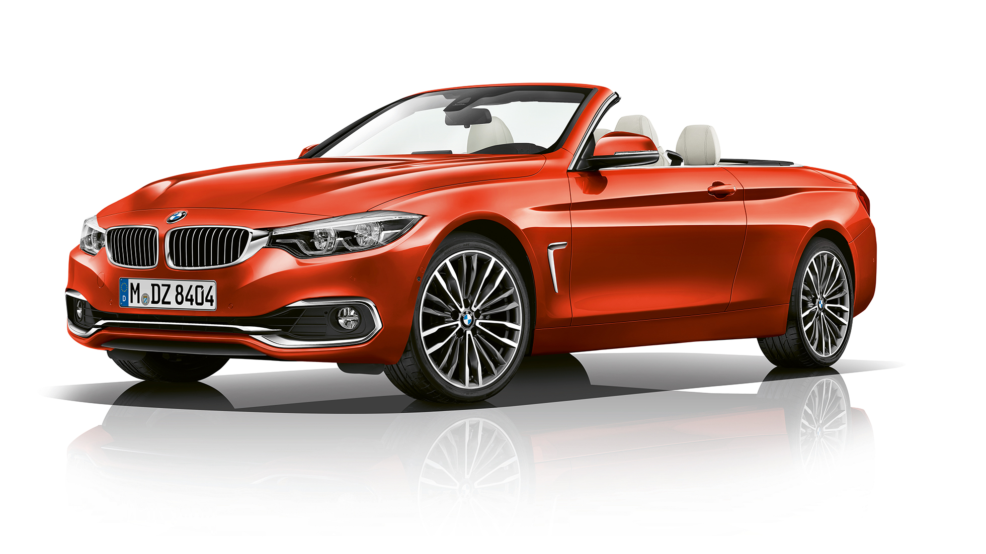 BMW 4. seeria Cabrio, mudeli Luxury Line kolm neljandikku eestvaade BMW 4. seeria Cabrio, mudeli Luxury Line kolm neljandikku eestvaade