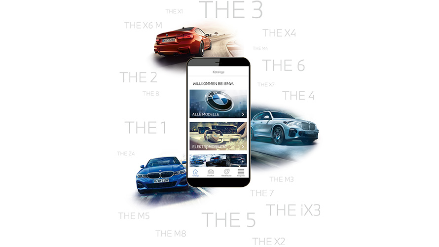 Rakendus BMW Brochure Rakendus BMW Brochure nutitelefonis