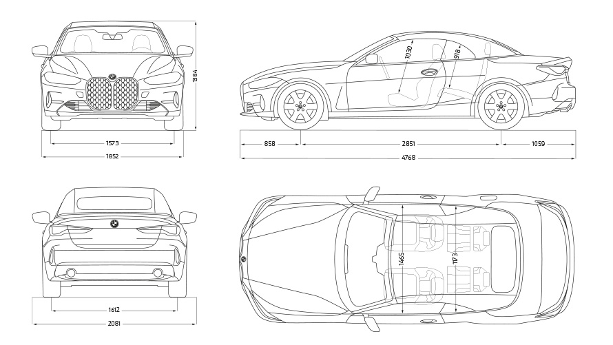 BMW 4. seeria Cabrio 430i G23 2020 BMW 4. seeria Cabrio 430i G23 2020, andmete visand