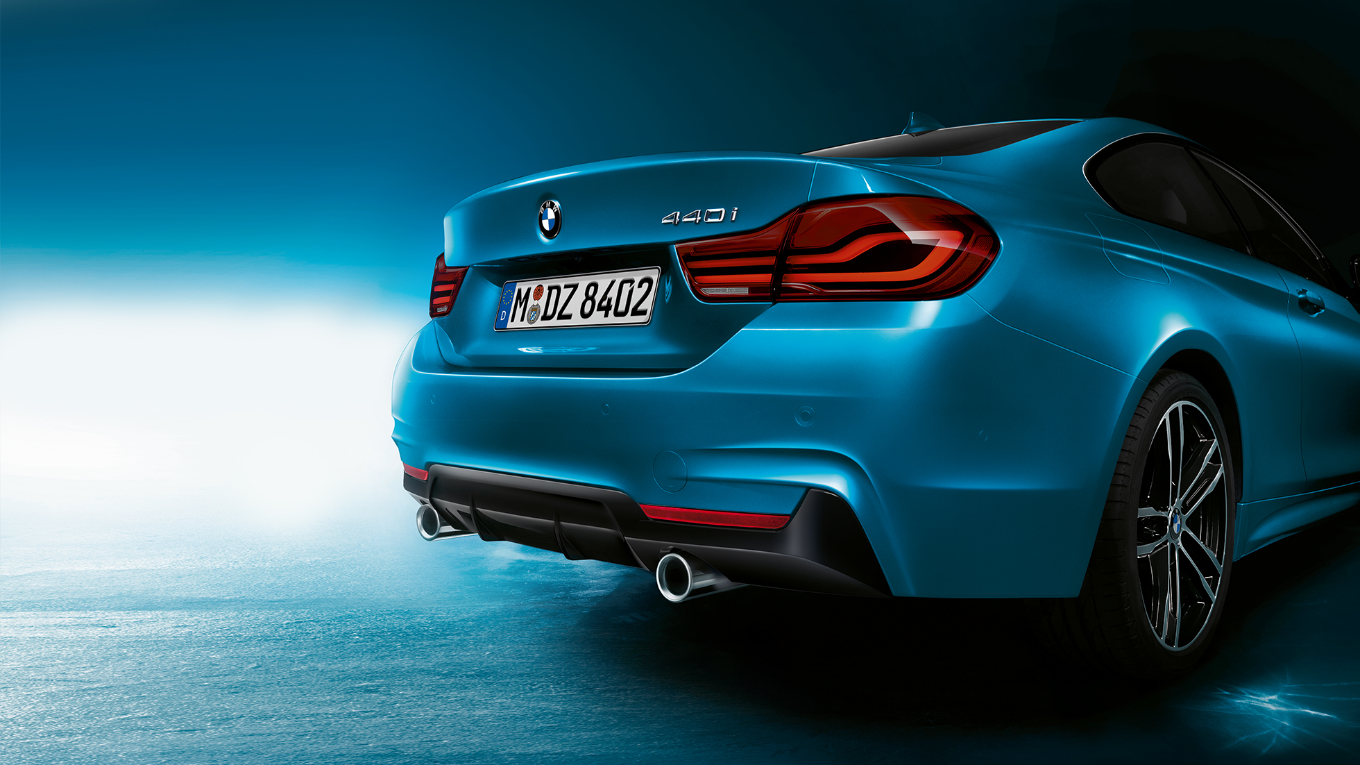 BMW 4. seeria Coupé, mudeli nimi tagaosas BMW 4. seeria Coupé, mudeli nimi tagaosas