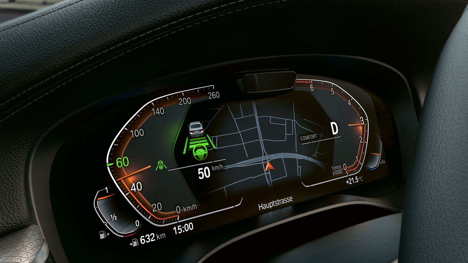 BMW 5. seeria Sedaan G30, BMW Personal CoPilot BMW 5. seeria Sedaan G30 2020 salong, keskpaneeli ekraan, BMW Personal CoPilot