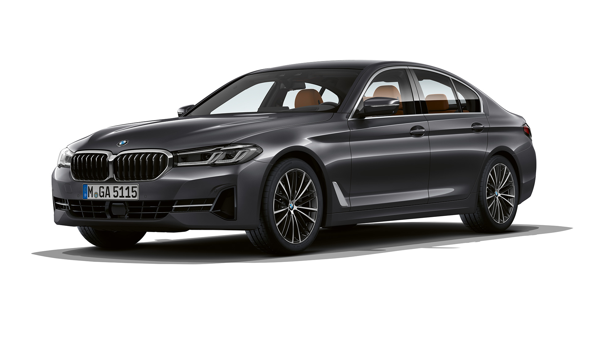 BMW 5. seeria Sedaan G30 baasvarustus BMW 5. seeria Sedaan 540i G30 2020, Sophisto Grey, baasvarustus, kolm neljandikku eestvaade
