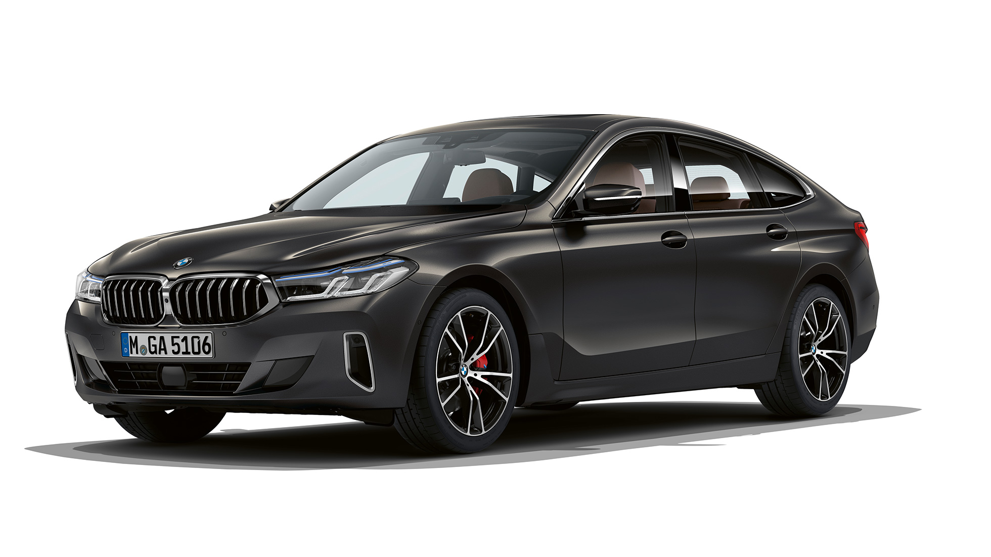 BMW 6. seeria Gran Turismo Luxury Line G32 2020 BMW 6. seeria Gran Turismo G32 640d xDrive 2020 Luxury Line Dravit Grey, kolm neljandikku eestvaade