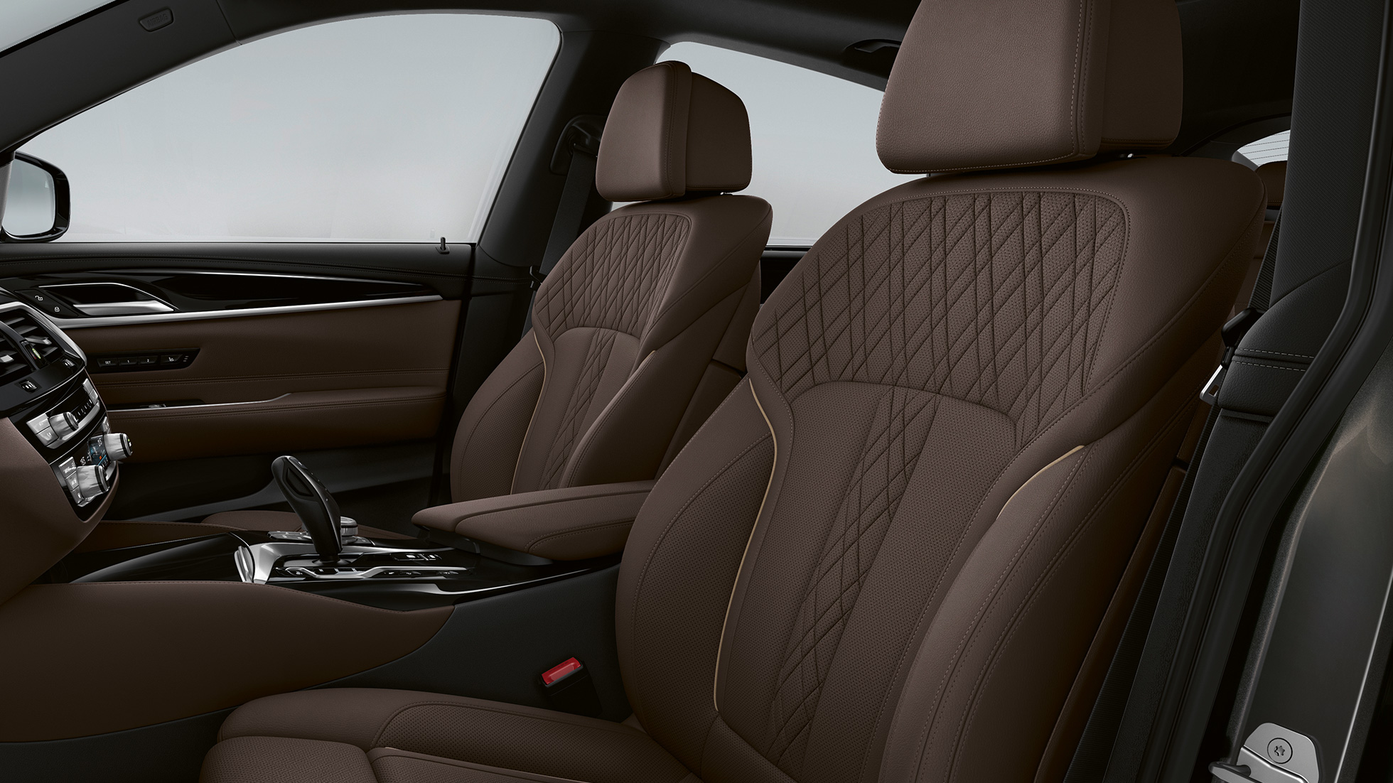 BMW 6. seeria Gran Turismo Luxury Line G32 2020 istmekatted BMW 6. seeria Gran Turismo G32 640d xDrive 2020 Luxury Line, salong, eksklusiivne nahksisu „Nappa“ Mokka