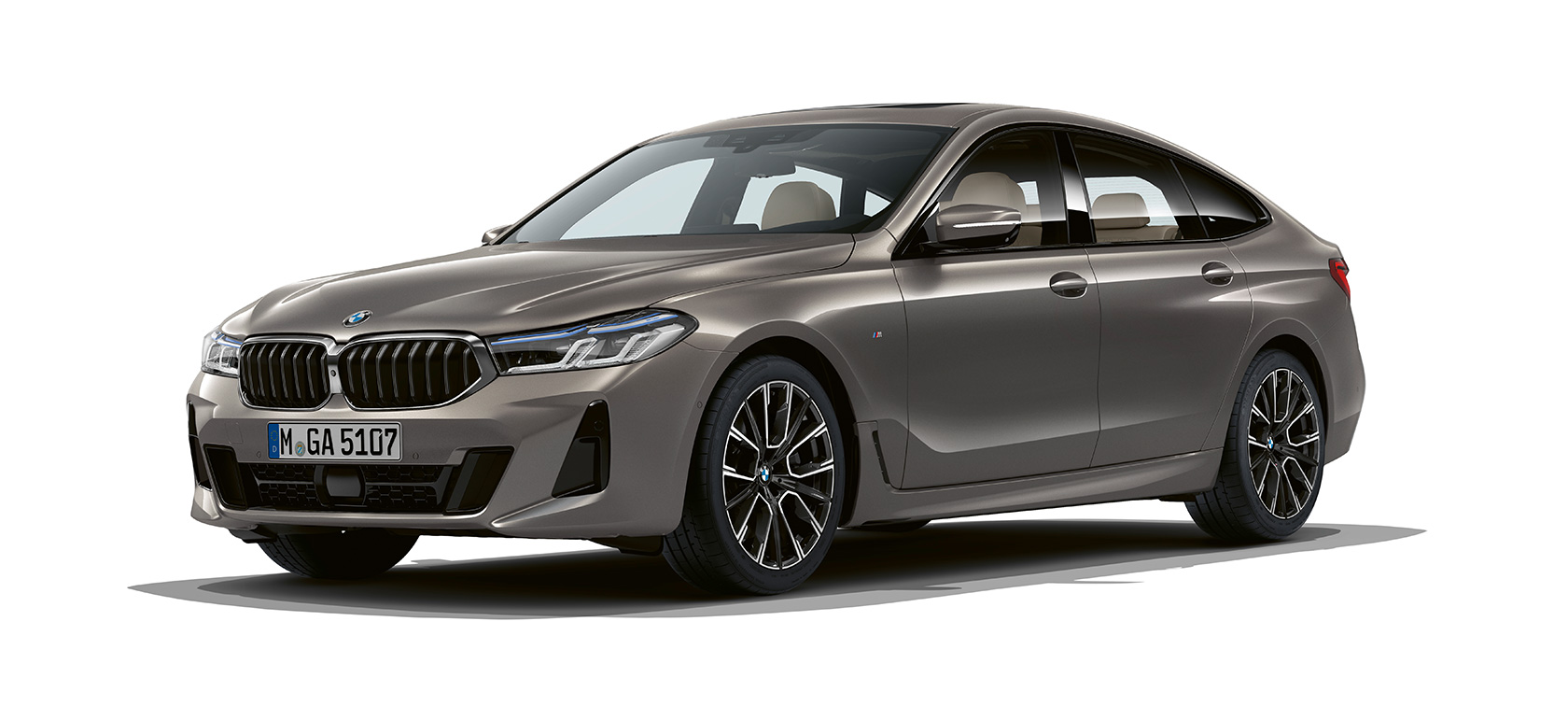 BMW 6. seeria Gran Turismo G32 2020 BMW 6. seeria Gran Turismo 640i xDrive G32 2020 Bernina Grey, kolm neljandikku külgvaade eest