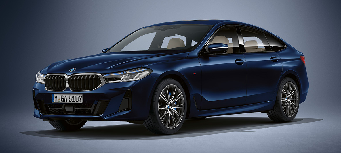 BMW 6. seeria Gran Turismo G32 2020, BMW Individuali värviviimistlus Tanzanite Blue metallik BMW 6. seeria Gran Turismo G32 2020, BMW Individuali värviviimistlus Tanzanite Blue metallik, kolm neljandikku eestvaade seistes