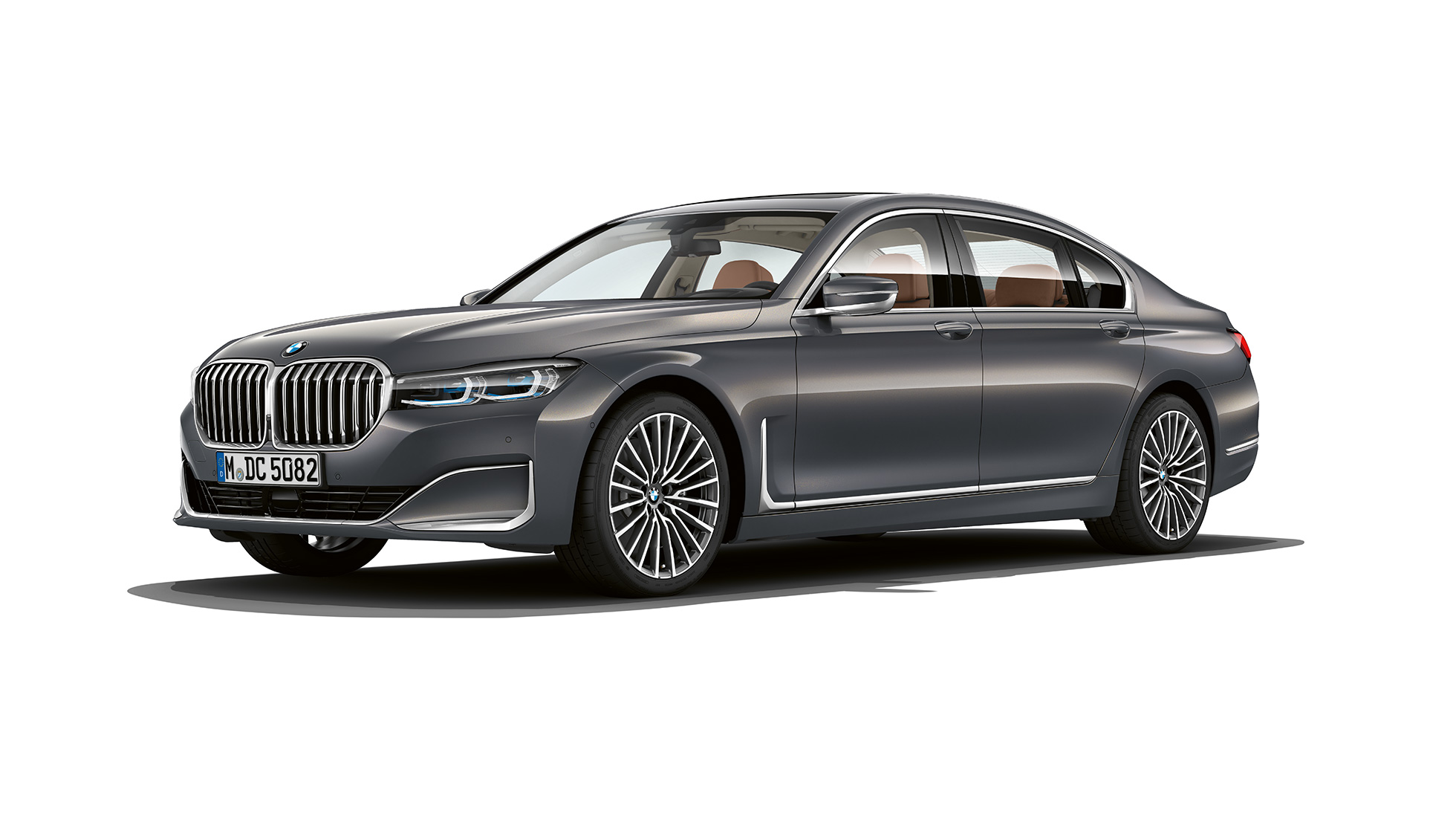 BMW 7. seeria sedaan välisdisainiga Pure Excellence 3/4 eestvaates Hall BMW 7. seeria sedaan välisdisainiga Pure Excellence 3/4 eestvaates