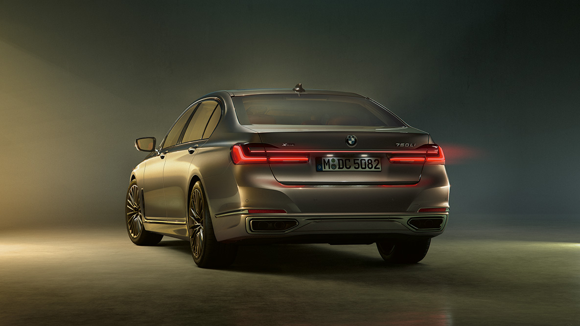 BMW 7. seeria Sedani valguskontseptsioon Valguskontseptsioon: BMW 7. seeria Sedaan, tagantvaade