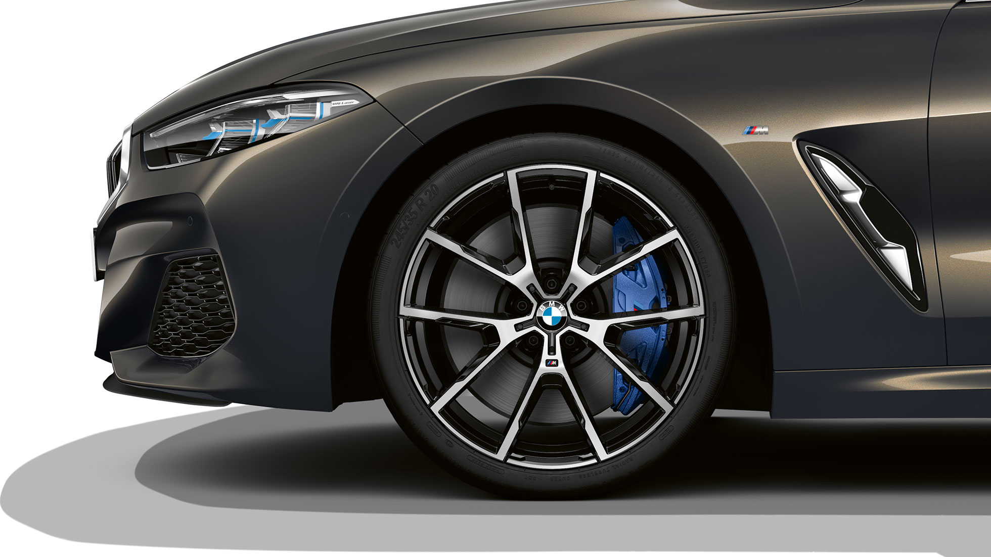 BMW M850i xDrive, Dravit Grey metallik, 20-tollised kergemetallist Y-veljed 728 M. BMW M850i xDrive, Dravit Grey metallik, 20-tollised kergemetallist Y-veljed 728 M.
