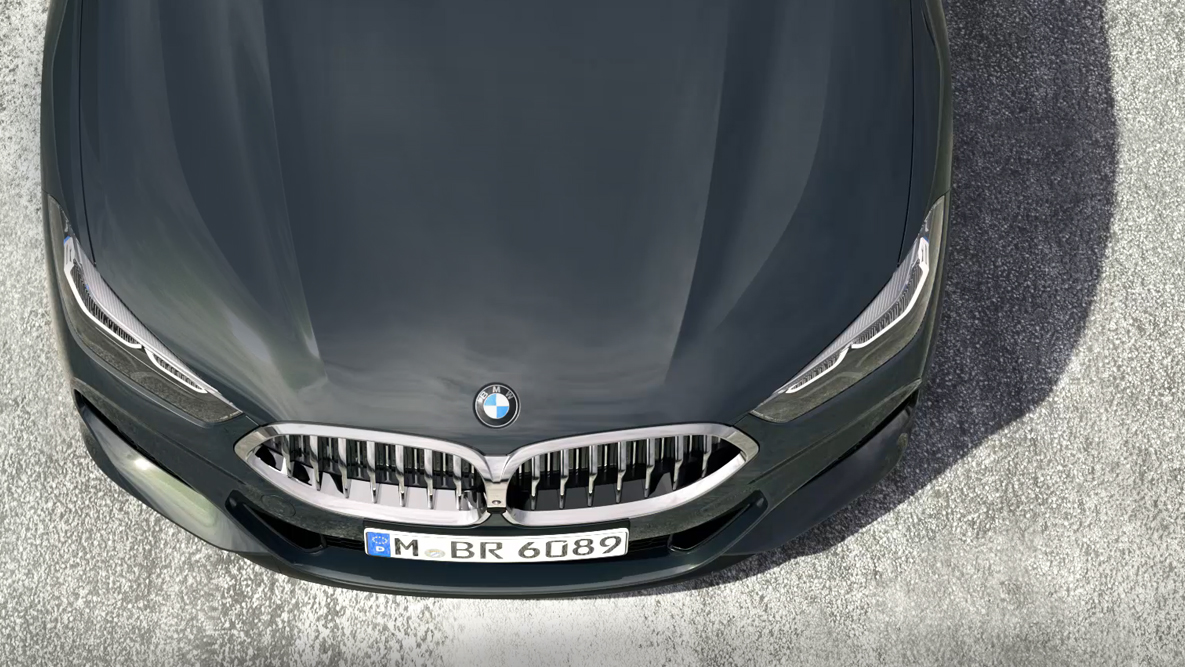BMW M850i xDrive, ülaltvaade eest, BMW TwinPower Turbo 8-silindriline bensiinimootor. BMW M850i xDrive, ülaltvaade eest, BMW TwinPower Turbo 8-silindriline bensiinimootor.