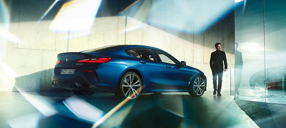 BMW Individuali kolm neljandikku tagantvaade BMW 8. seeria Gran Coupé, BMW Individuali kolm neljandikku tagantvaade