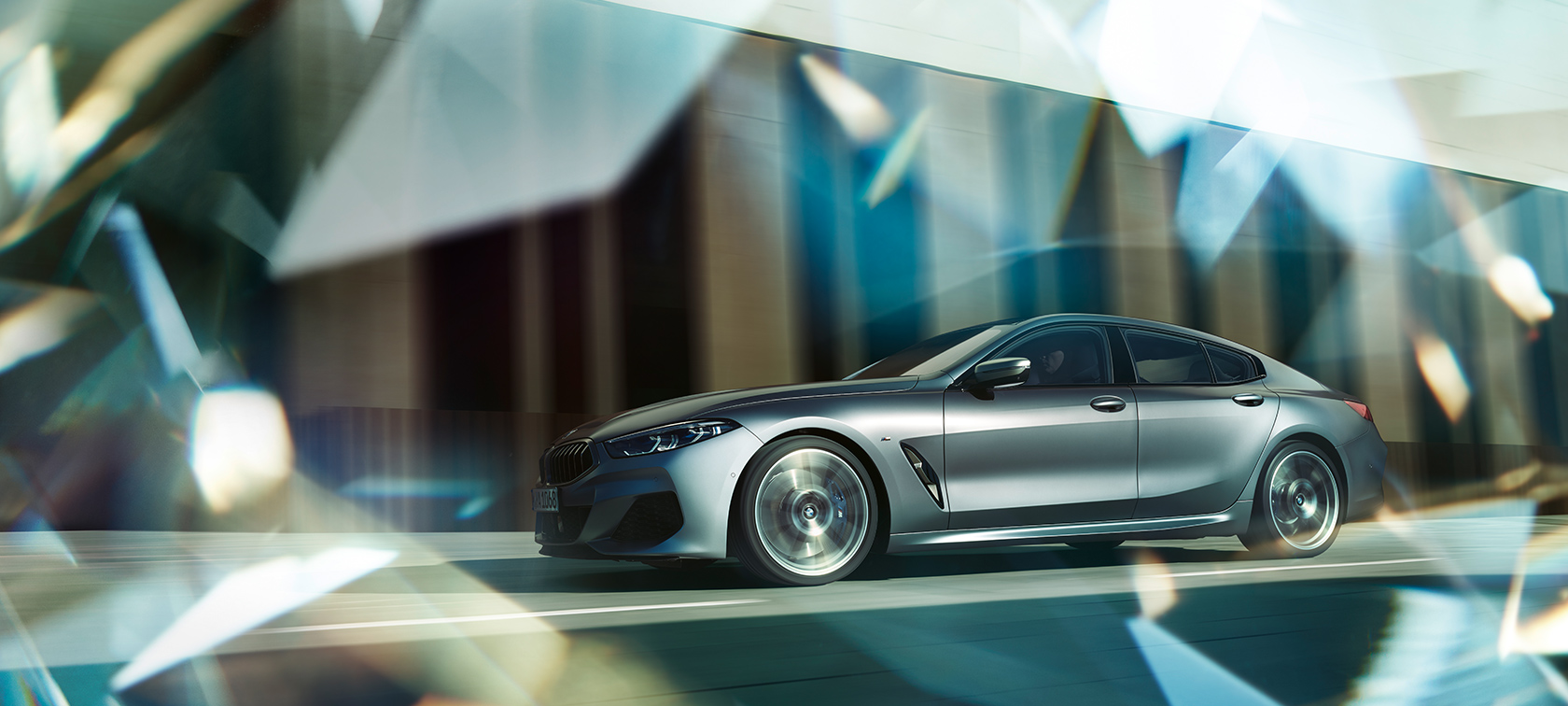 BMW 8. seeria Gran Coupé inspireeri BMW 8. seeria Gran Coupé, külgvaade sõidu ajal, inspireeri